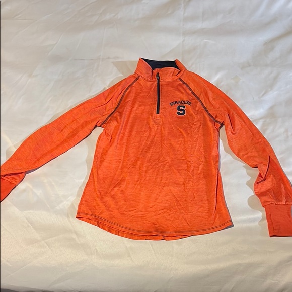 Colosseum Orange Syracuse Quarter zip Long Sleeve - Picture 1 of 4